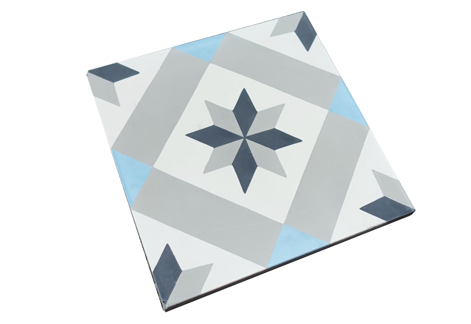 ヨーロピアンセメントタイル スクエア EC-S24.2 200角 セメント平板 かわいいタイル 高品質，格安 ヨーロピアンセメントタイル スクエア EC-S24.2 200角